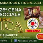 Torna la nostra CENA SOCIALE!